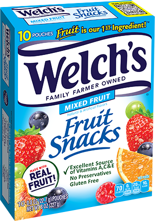Welch's Fruit Snacks Mixed Fruit, 28 pouches - 22 g